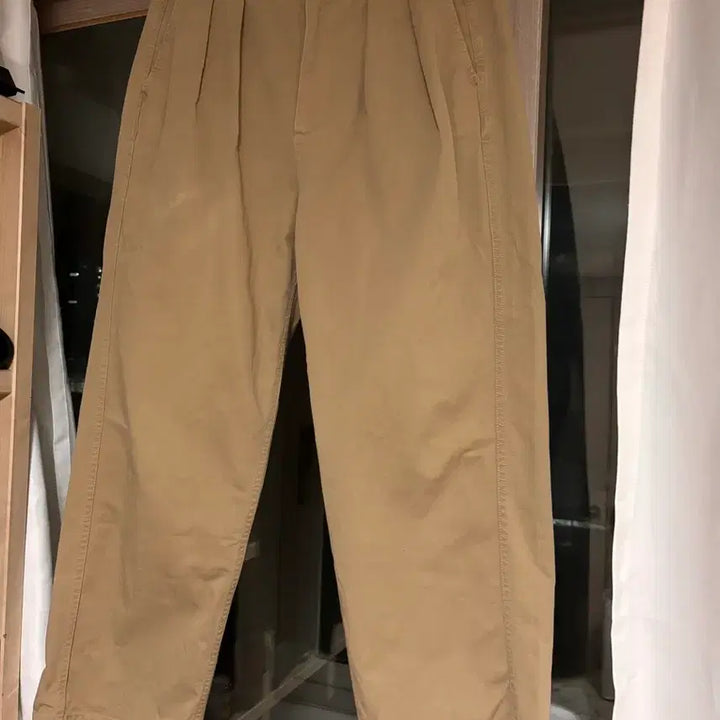 [BUNJANG] Fromfather 23ss Washed Club Pants Khaki Beige L / 23ss 포프롬파더 워시드 클럽팬츠 카키베이지 L