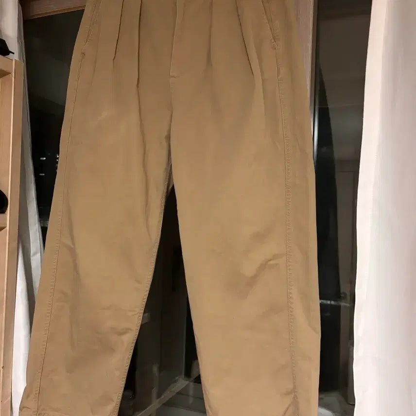 [BUNJANG] Fromfather 23ss Washed Club Pants Khaki Beige L / 23ss 포프롬파더 워시드 클럽팬츠 카키베이지 L