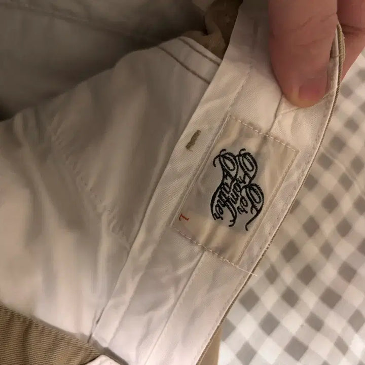 [BUNJANG] Fromfather 23ss Washed Club Pants Khaki Beige L / 23ss 포프롬파더 워시드 클럽팬츠 카키베이지 L