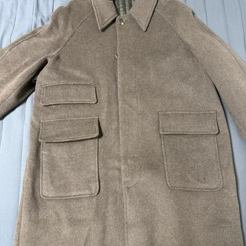 [BUNJANG] Woolrich Balmacaan Oversized Coat (Shadow Brown) / 울리치 발마칸 오버 코트 (쉐도우 브라운) 판매합니다.