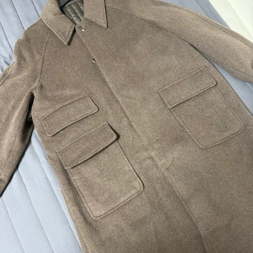 [BUNJANG] Woolrich Balmacaan Oversized Coat (Shadow Brown) / 울리치 발마칸 오버 코트 (쉐도우 브라운) 판매합니다.