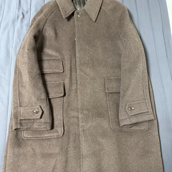 [BUNJANG] Woolrich Balmacaan Oversized Coat (Shadow Brown) / 울리치 발마칸 오버 코트 (쉐도우 브라운) 판매합니다.