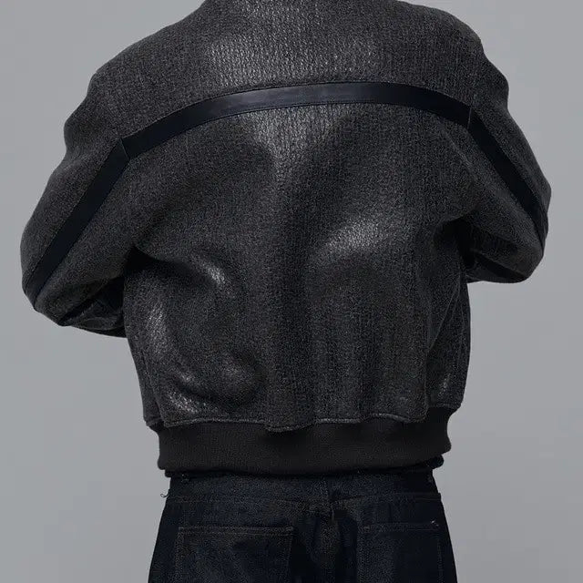 [BUNJANG] Anytime Loric Cosmos Bomber Jacket Brown M / 새상품) 애니타임로릭 코스모스 봄버 자켓 브라운 M