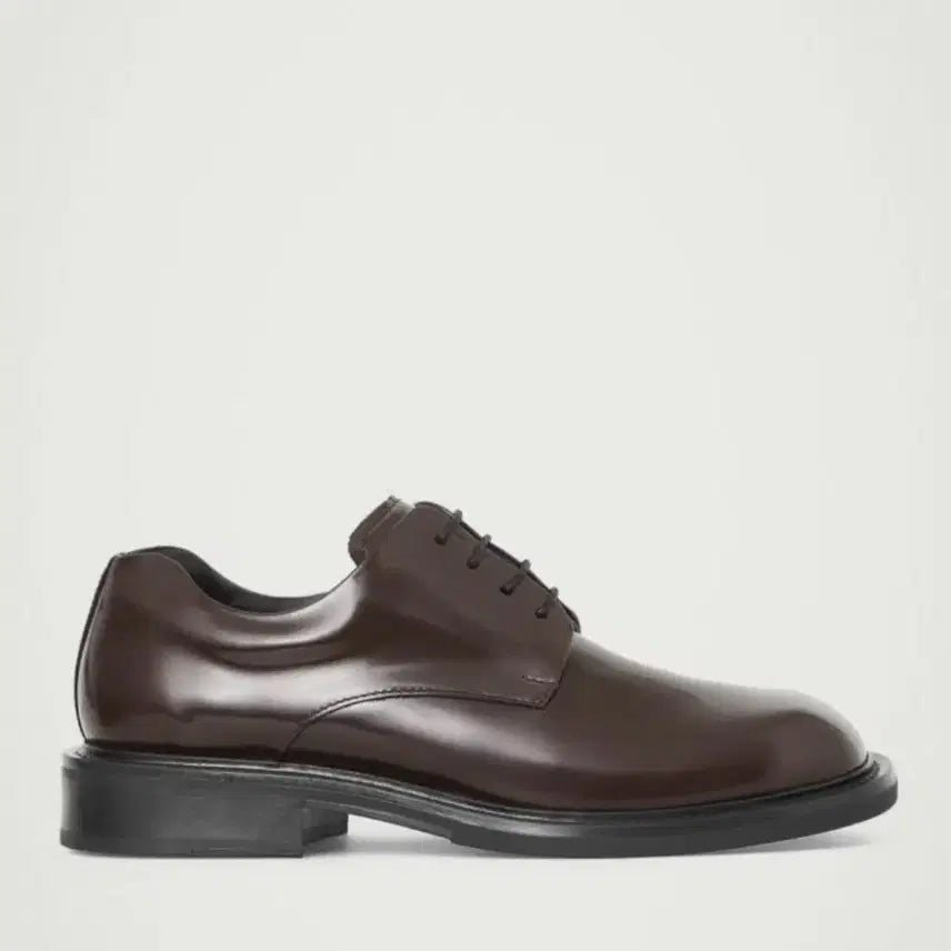 [BUNJANG] COS Square Toe Derby Burgundy Shoes / COS 스퀘어토 더비 버건디 40 사이즈