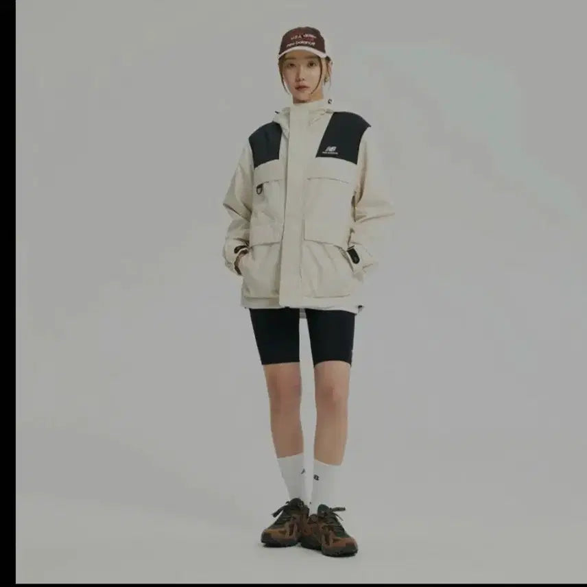 [BUNJANG] New Balance Windbreaker Ivory L / 뉴발란스 바람막이 아이보리 L 새상품입니다