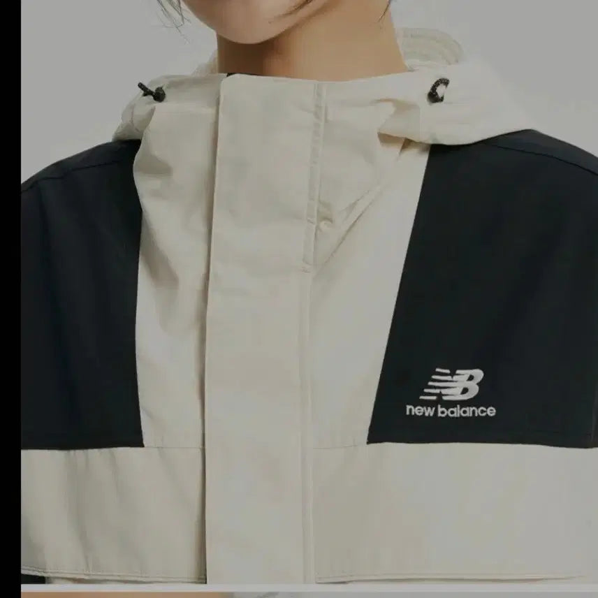 [BUNJANG] New Balance Windbreaker Ivory L / 뉴발란스 바람막이 아이보리 L 새상품입니다