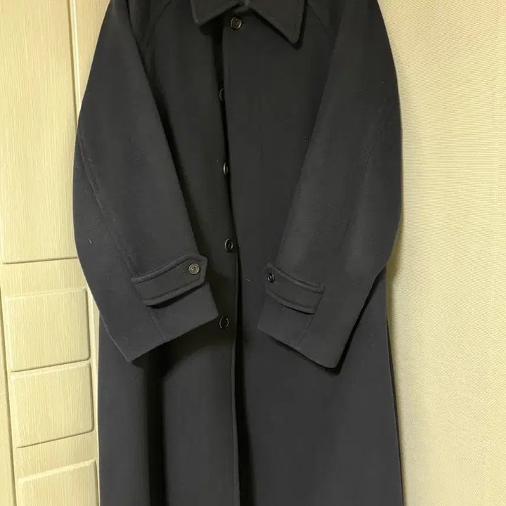 [BUNJANG] Brown Yard Balmacaan Coat Navy (Size 3) / 브라운야드 발마칸 코트 네이비 3사이즈