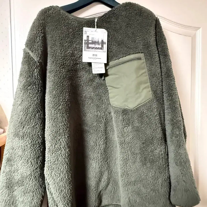 [BUNJANG] Uniqlo Engineered Garments Fleece Pullover Olive / 유니클로 Engineered Garments 플리스 풀오버 올리브