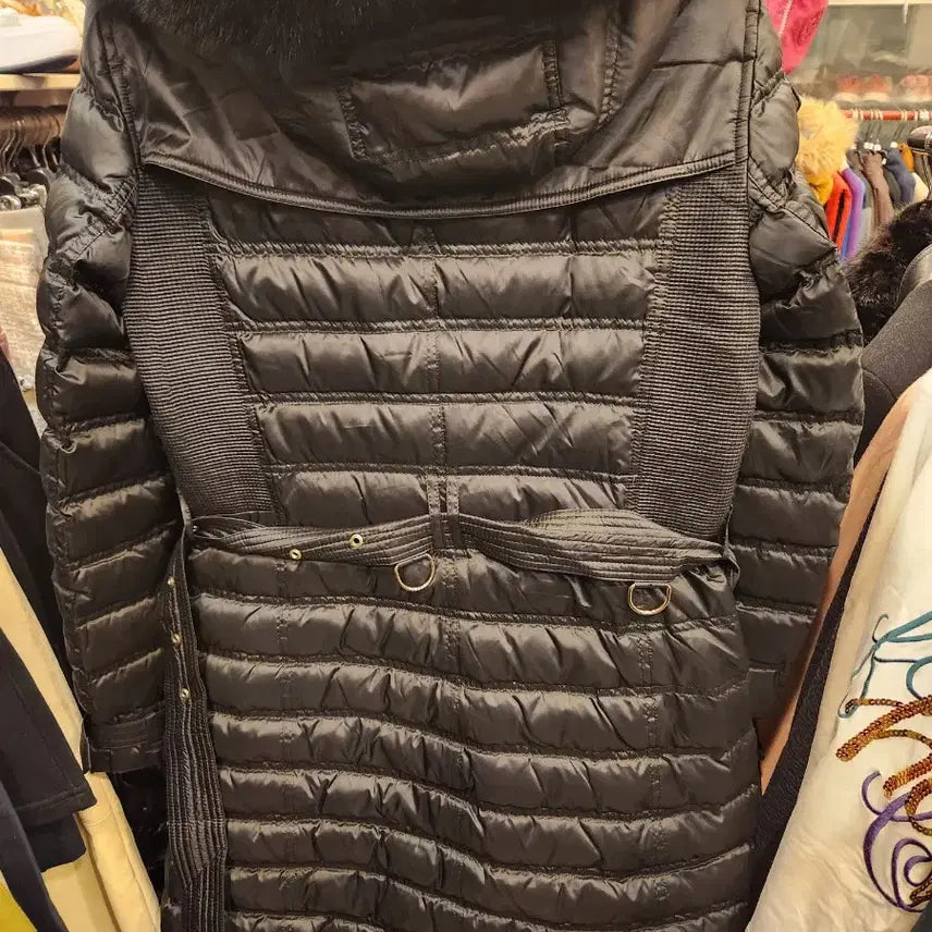 [BUNJANG] Burberry Women's Padded Coat Black / 버버리 여성 패딩 코트 블랙