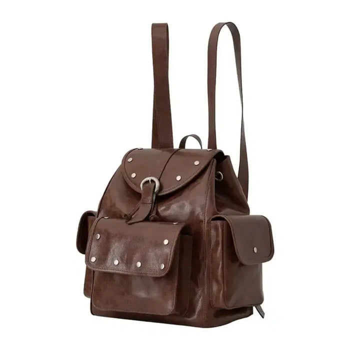 [BUNJANG] Sand Museum Studded Pocket Backpack / (땡처리)샌드뮤지엄 스터드 포켓백팩