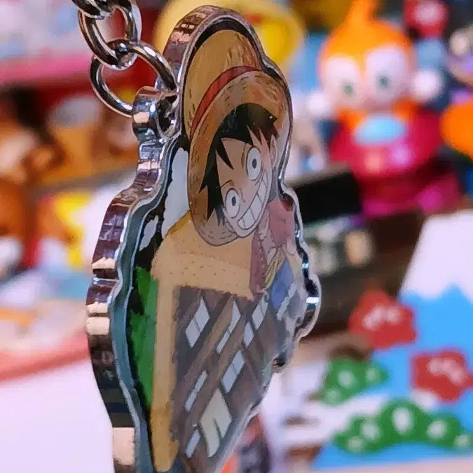 [BUNJANG] One Piece Luffy Metal Keyring / 원피스 루피 메탈 키링 (일본직수입상품)