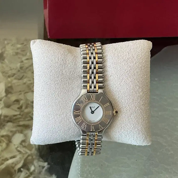[BUNJANG] Cartier Must de Cartier 18k Dress Watch / 까르띠에 Must de Cartier 18k 여성용 드레스 워치