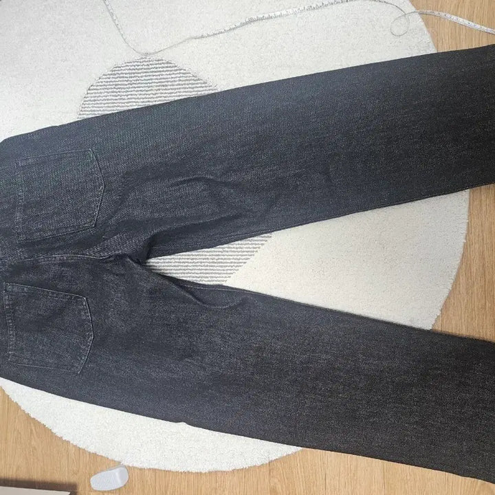 [BUNJANG] Steady.Everywhere Regular Straight Denim Jeans / 스테디에브리웨어 블랙 레귤러 스트레이트데님32 (레귤러 스트레이트)sew