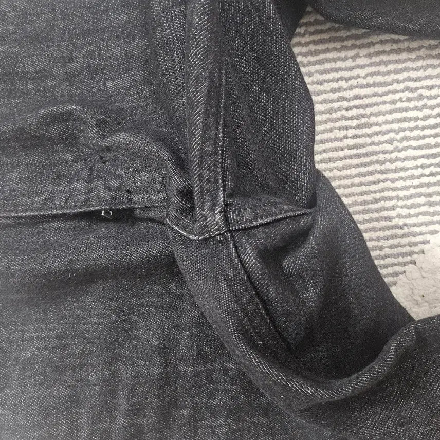 [BUNJANG] Steady.Everywhere Regular Straight Denim Jeans / 스테디에브리웨어 블랙 레귤러 스트레이트데님32 (레귤러 스트레이트)sew