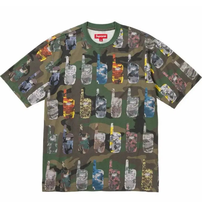 [BUNJANG] Supreme Walkie Talkie Camo Short Sleeve T-shirt / [L]슈프림 워키토키 카모 반팔 티셔츠