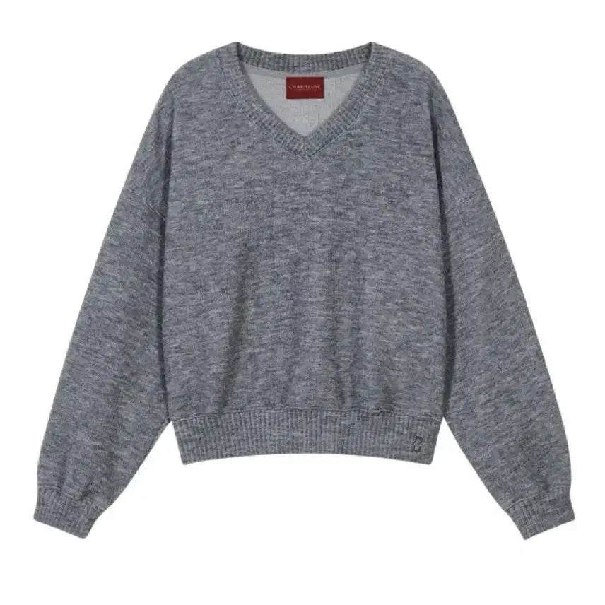 [BUNJANG] DIANA Gray Sweatshirt / 샤무스 DIANA 스웻셔츠 스웨터 그레이컬러