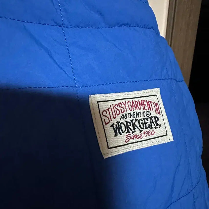[BUNJANG] Stussy Quilted Fatigue Shirt - Blue - L / L)스투시 퀼티드 퍼티그 셔츠 블루