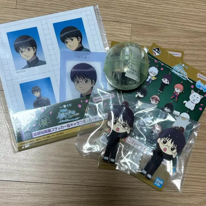 [BUNJANG] Gintama Shimura Shinpachi Figure Set / 은혼 삼젯 가챠&amp;쿠지 H, I상 신파치 세트