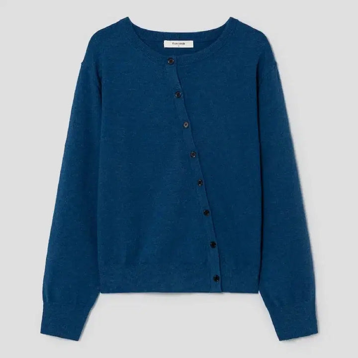 [BUNJANG] 8Seconds Blue Asymmetric Cardigan / 에잇세컨즈 언밸런스 가디건 블루