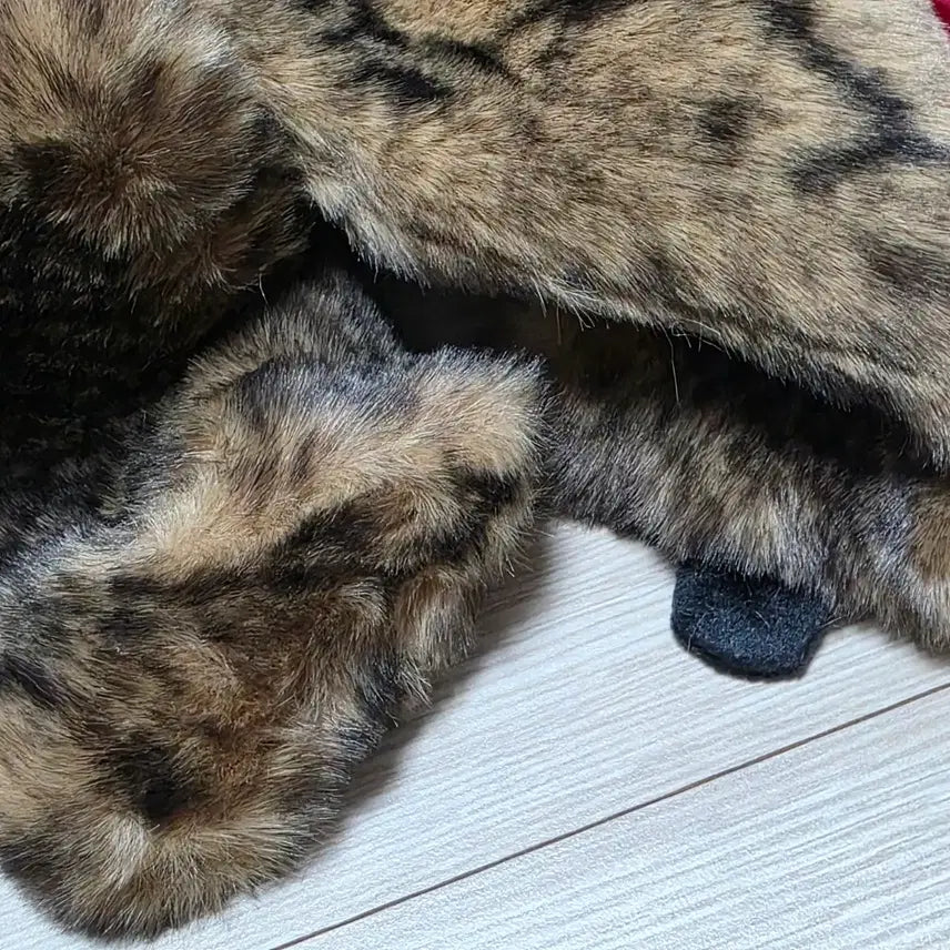 [BUNJANG] ICINOO Faux Mink Fur Muffler / ICINOO 인조 밍크 퍼 머플러 목도리 (호피,레오파드,밤비)