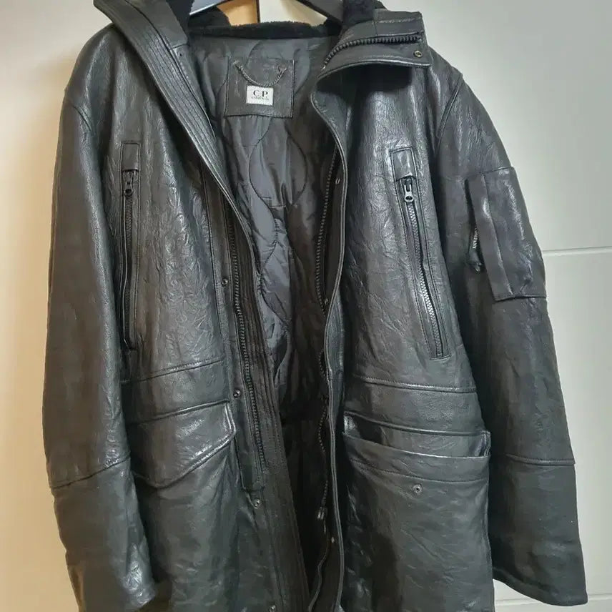 [BUNJANG] CP Leather Long Coat / cp가죽롱코트입니다