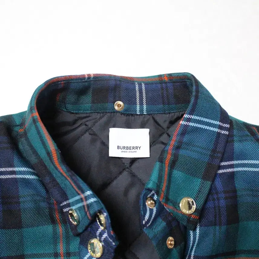 [BUNJANG] Burberry Padded Shirt Jacket (M) / 버버리 셔츠 패딩 자켓 M사이즈