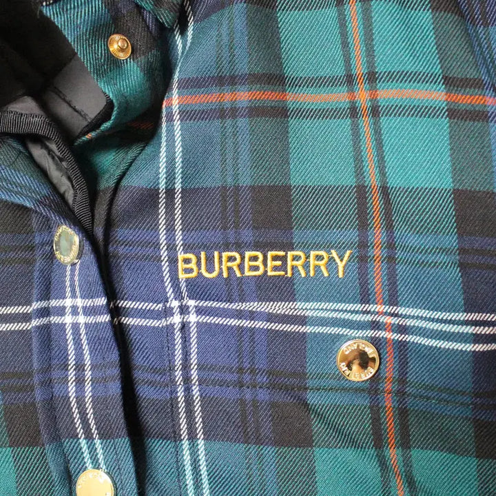 [BUNJANG] Burberry Padded Shirt Jacket (M) / 버버리 셔츠 패딩 자켓 M사이즈