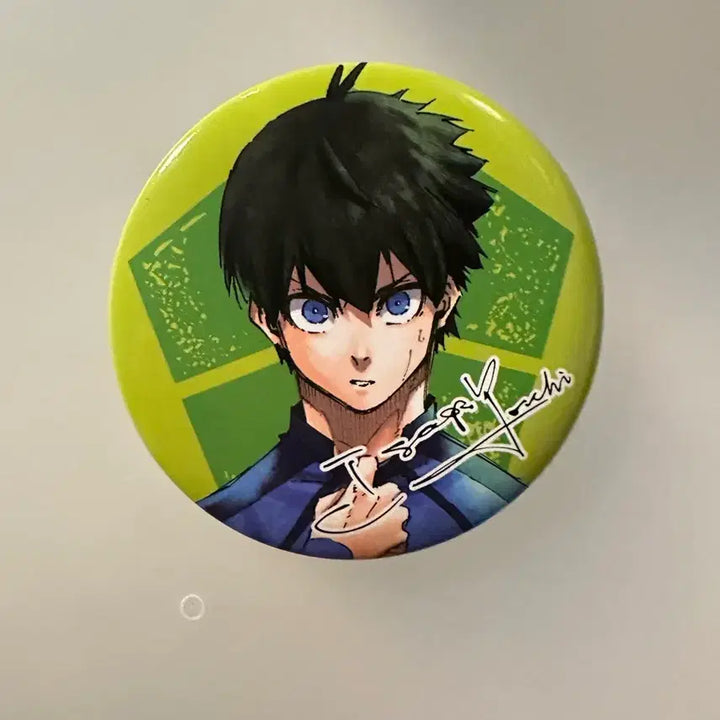 [BUNJANG] Blue Lock Yoichi Isagi Original Illustration Can Badge / 블루록 이사기 요이치 원화 캔뱃지
