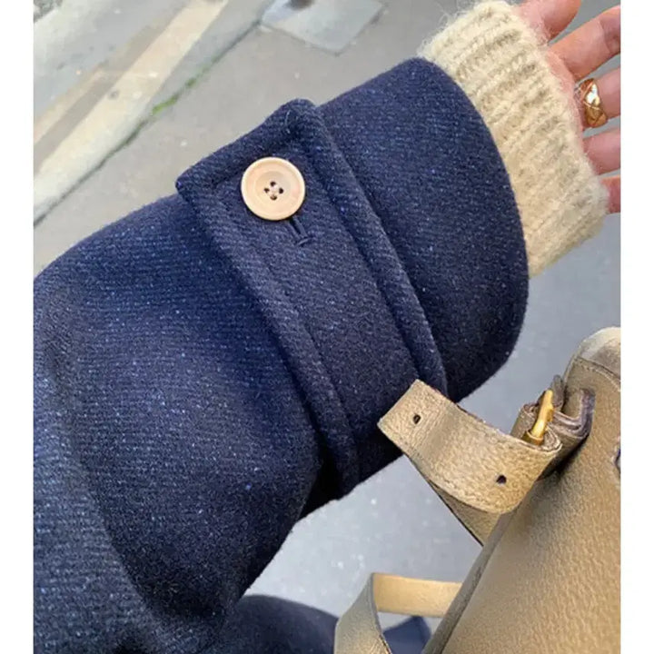 [BUNJANG] Modestmood Nouvel Coat Navy / 모데스트무드 누벨코트 네이비