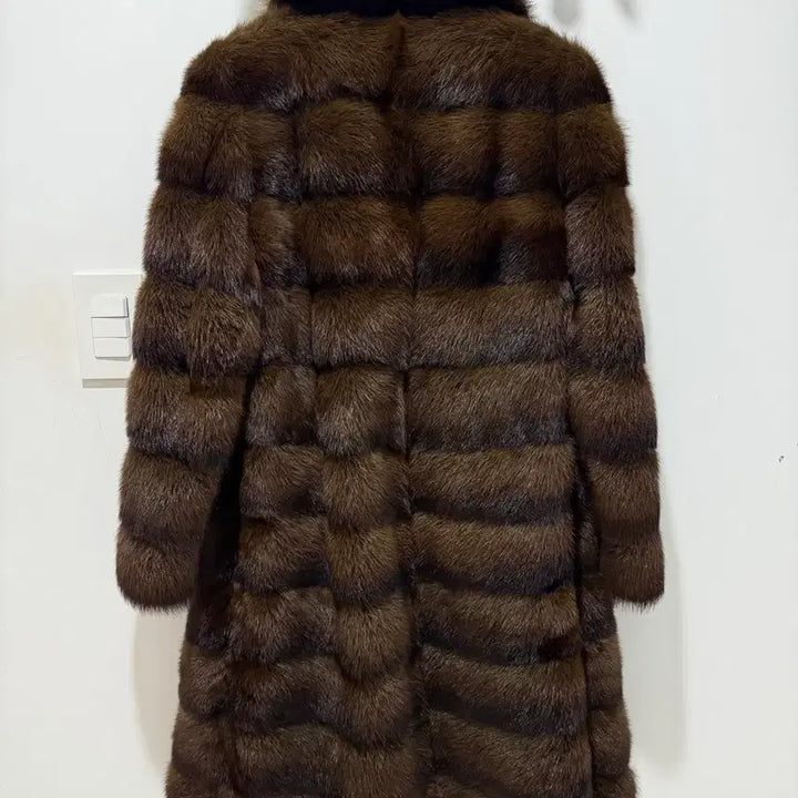 [BUNJANG] Russian Sable Long Coat / 러시안 소볼 세이블 롱코트