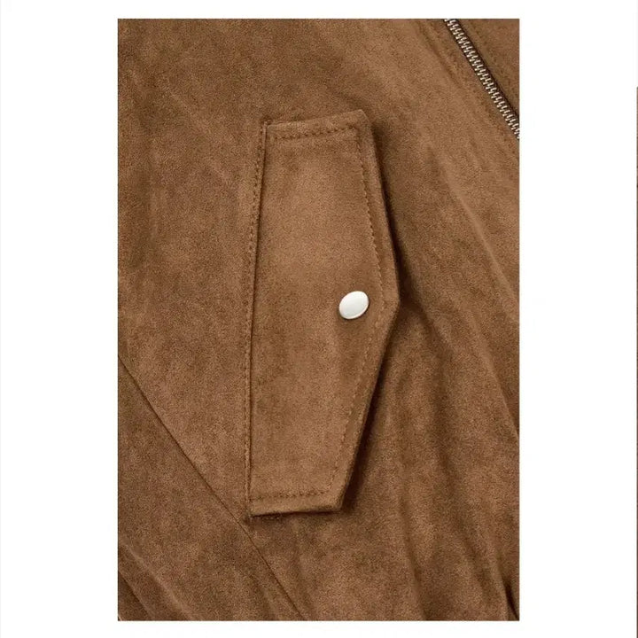 [BUNJANG] VOV Synthetic Suede Blouson Jacket / [새상품]보브(VOV) 신세틱 스웨이드 블루종 점퍼(2025신상)