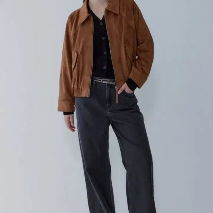 [BUNJANG] VOV Synthetic Suede Blouson Jacket / [새상품]보브(VOV) 신세틱 스웨이드 블루종 점퍼(2025신상)