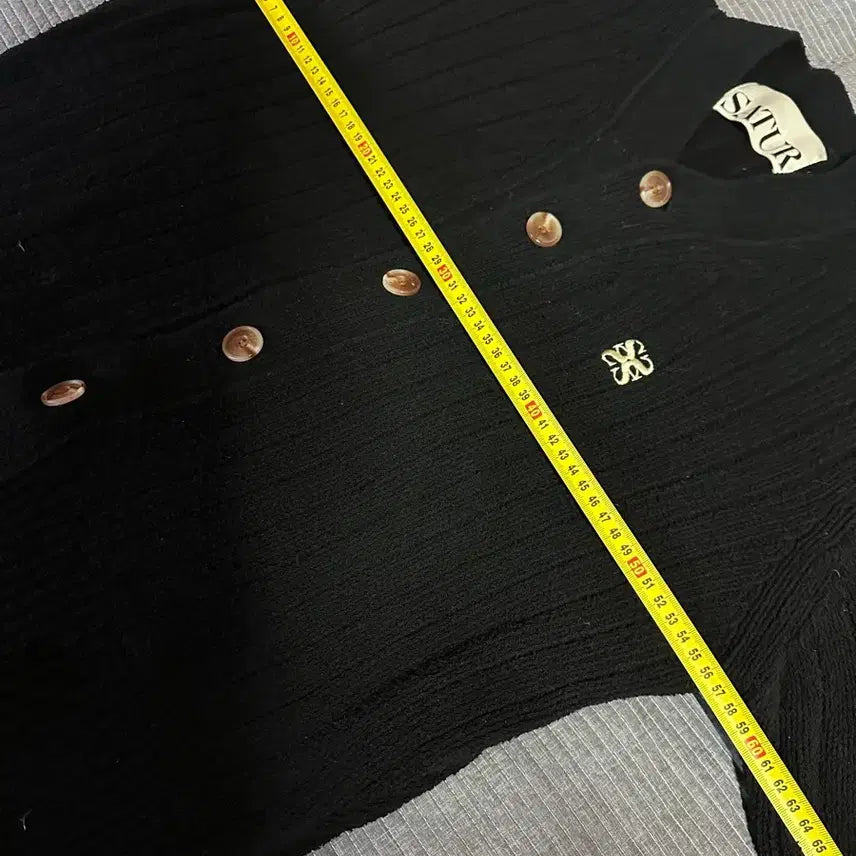 [BUNJANG] Seter Faro Boucle Cardigan - Black / (L) 세터 파로 부클 가디건 블랙