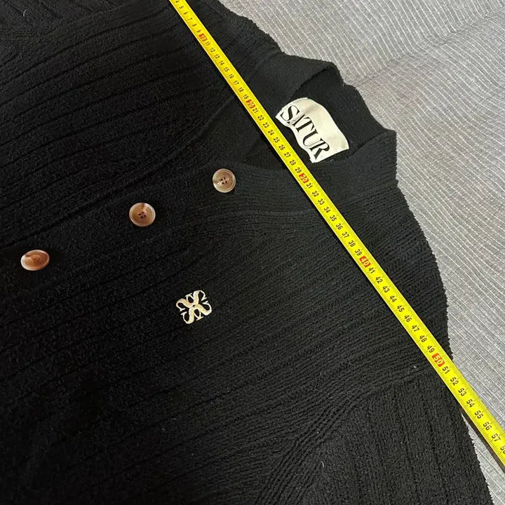 [BUNJANG] Seter Faro Boucle Cardigan - Black / (L) 세터 파로 부클 가디건 블랙