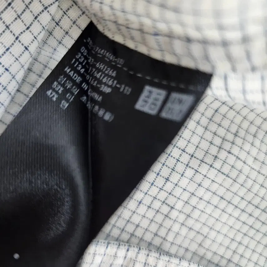 [BUNJANG] Uniqlo Lemaire Long Sleeve Shirt / 유니클로 르메르 잔체크 긴팔 셔츠 L