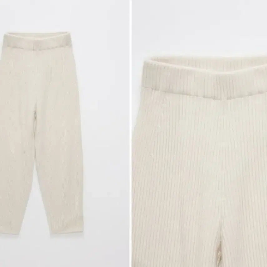 [BUNJANG] Ecris Knit Pants (Cream) / 에크리스 홀가먼트 니트팬츠 (크림)