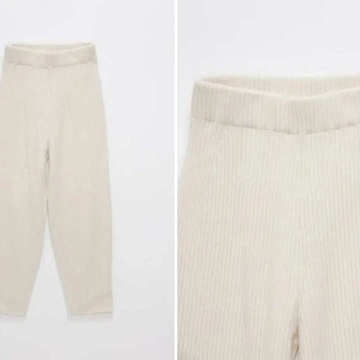 [BUNJANG] Ecris Knit Pants (Cream) / 에크리스 홀가먼트 니트팬츠 (크림)