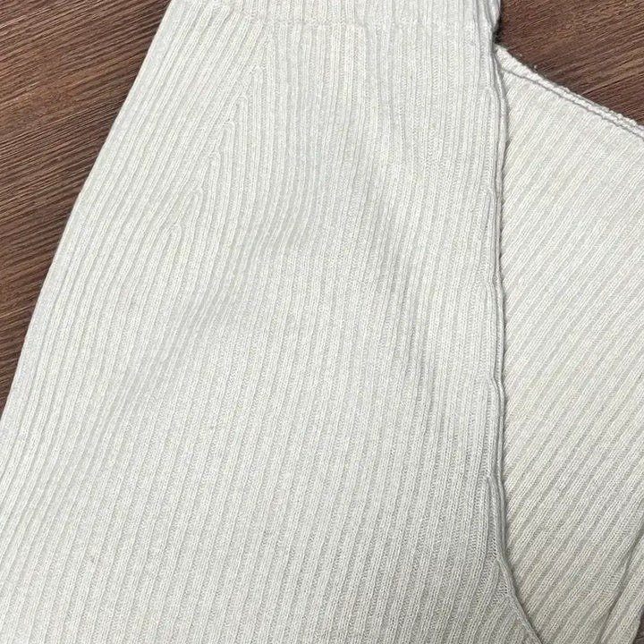 [BUNJANG] Ecris Knit Pants (Cream) / 에크리스 홀가먼트 니트팬츠 (크림)