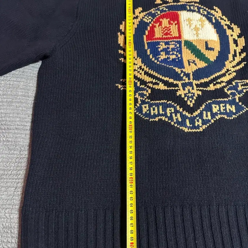 [BUNJANG] Polo Crest Mock Neck Knit Sweater / (2XL) 폴로 크레스트 모크넥 니트