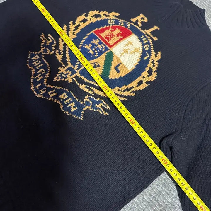 [BUNJANG] Polo Crest Mock Neck Knit Sweater / (2XL) 폴로 크레스트 모크넥 니트