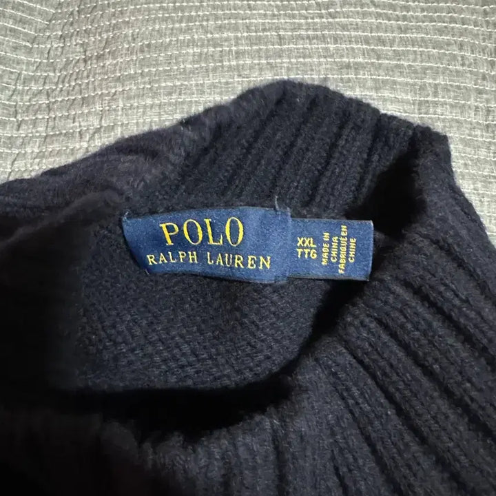 [BUNJANG] Polo Crest Mock Neck Knit Sweater / (2XL) 폴로 크레스트 모크넥 니트