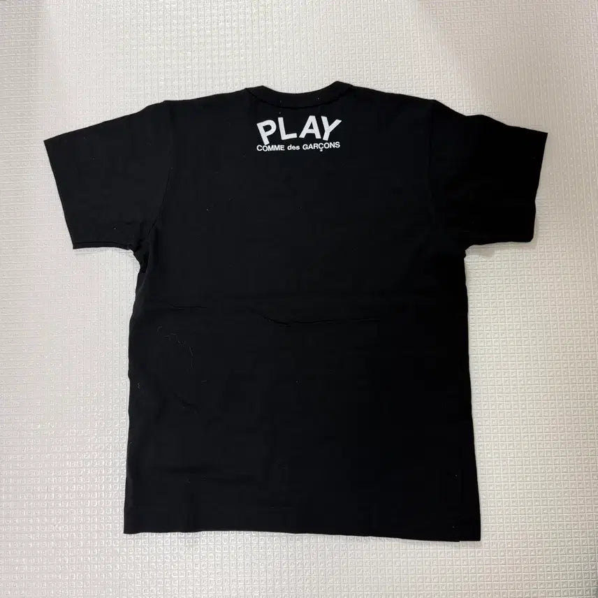 [BUNJANG] Comme des Garcons Play Black Heart Short Sleeve T-shirt / 정품/새상품) 꼼데가르송 플레이 검정 하트 반팔 티셔츠/unisex
