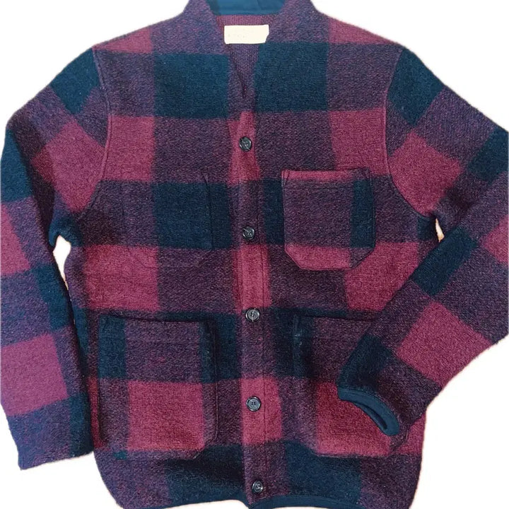 [BUNJANG] Universal Works Checkered Cardigan / 유니버셜웍스 가디건