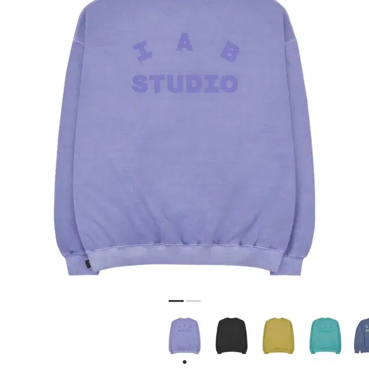 [BUNJANG] IAPP Studio Lavender Sweatshirt / [L] 아이앱스튜디오 맨투맨 라벤더