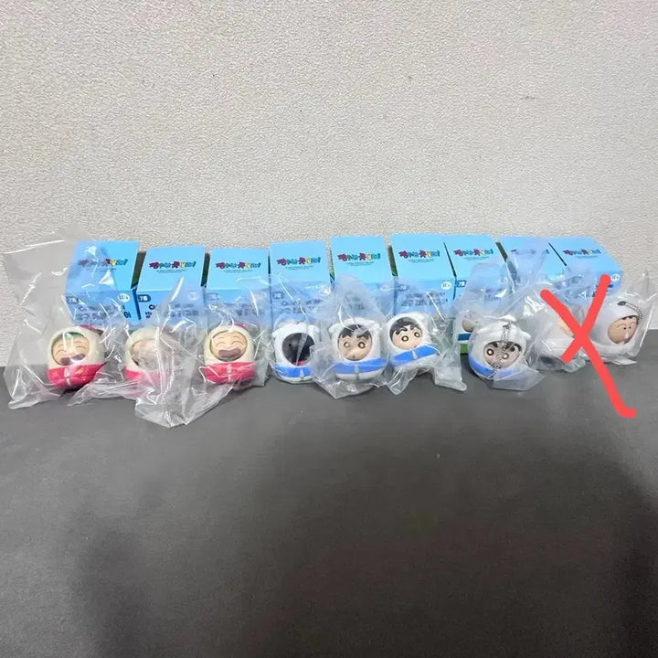 [BUNJANG] Crayon Shin-chan Figure Keychain / 짱구 침낭피규어 짱구 맹구 훈이 키링