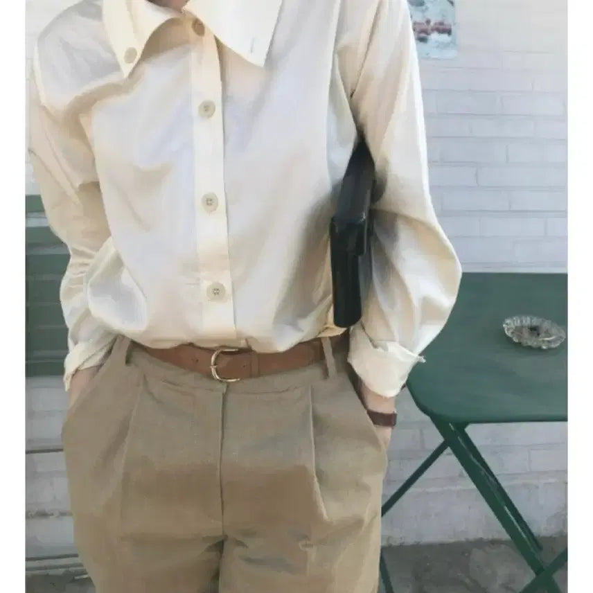 [BUNJANG] Sienne Amber Blouse - Cream / 시엔느 앰버 블라우스 크림