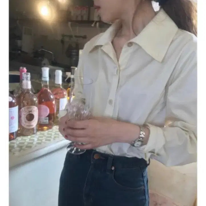 [BUNJANG] Sienne Amber Blouse - Cream / 시엔느 앰버 블라우스 크림