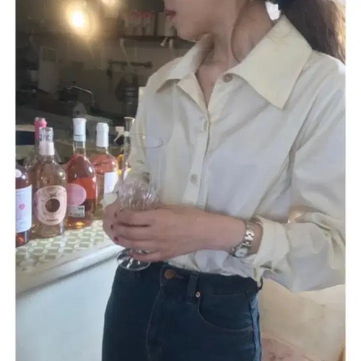 [BUNJANG] Sienne Amber Blouse - Cream / 시엔느 앰버 블라우스 크림