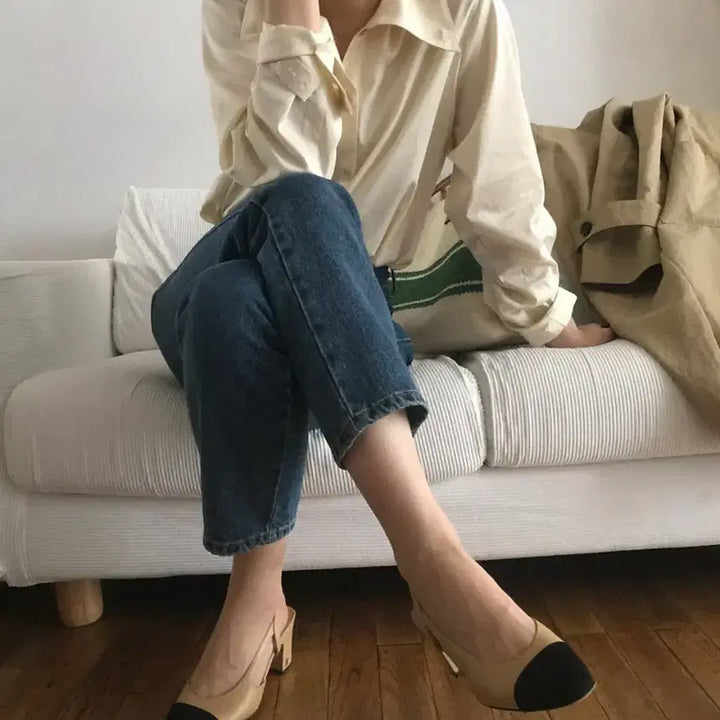 [BUNJANG] Sienne Amber Blouse - Cream / 시엔느 앰버 블라우스 크림