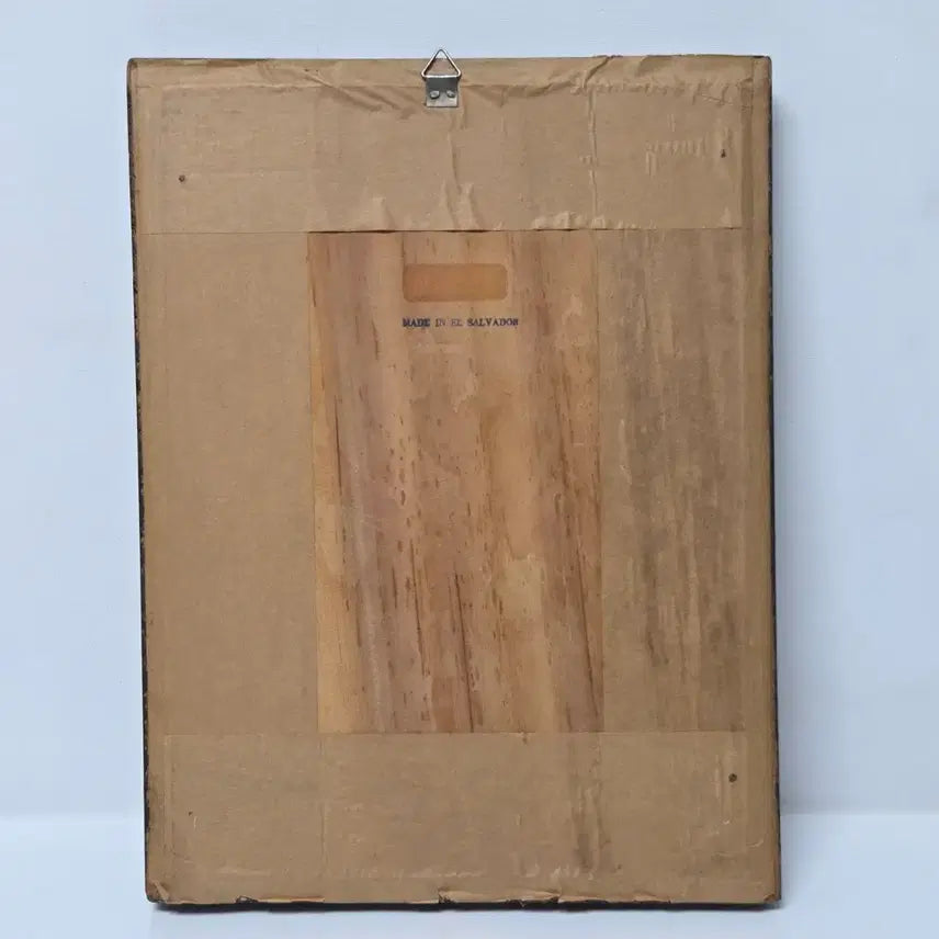 [BUNJANG] 1970s El Salvador Jesus Wood Carving Frame / 70년대 엘살바도르 가톨릭 예수님 나무조각 액자 성물